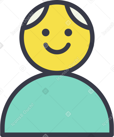 grandfather Illustration in PNG, SVG
