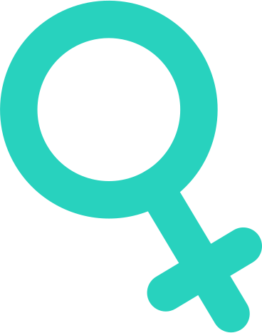 Weibliches zeichen grün PNG, SVG