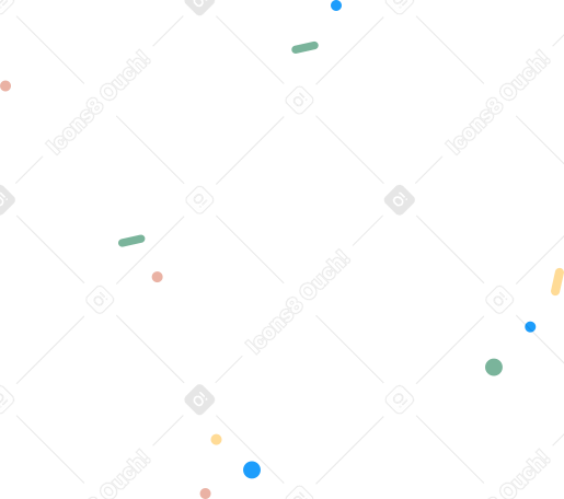 Points colorés de confettis PNG, SVG