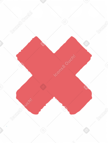 notepad with cross Illustration in PNG, SVG