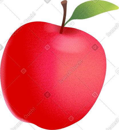 red apple PNG, SVG