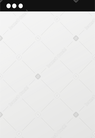 Вертикальное окно браузера в PNG, SVG