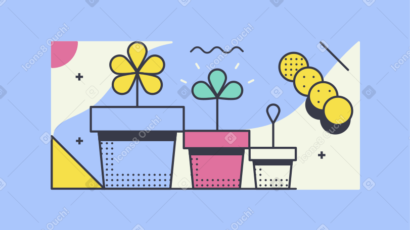 Plant growth Illustration in PNG, SVG