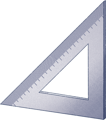 Righello triangolare PNG, SVG