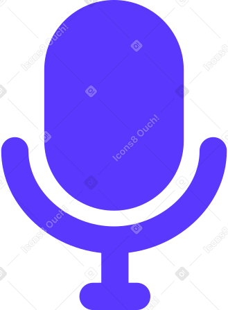 dark blue microphone icon PNG, SVG