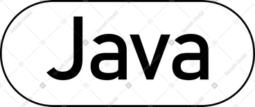 Java inscription PNG, SVG