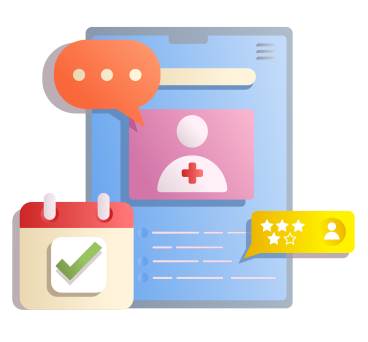 Online doctor appointment PNG, SVG