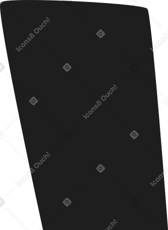 shadow of yellow phone screen Illustration in PNG, SVG