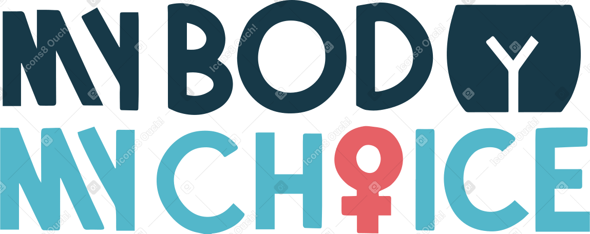 my body my choice PNG、SVG