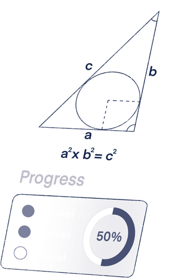 mathematics learning app interface PNG, SVG