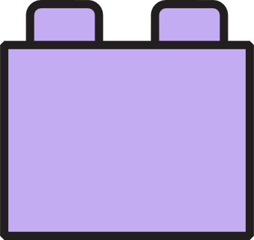purple building block PNG, SVG