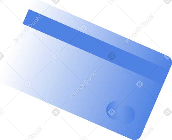 reverse side of bank card PNG, SVG