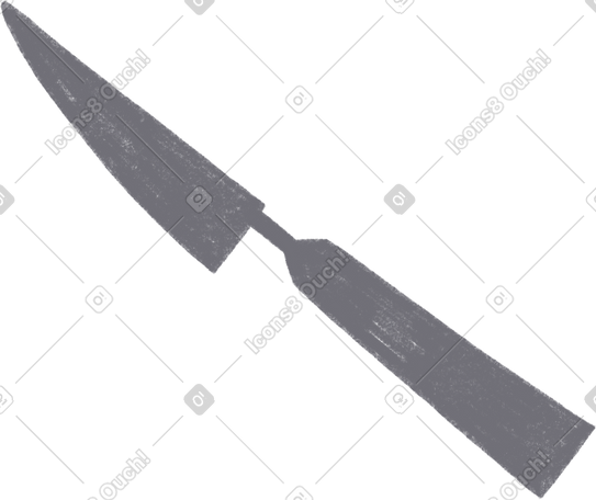 grey knife PNG, SVG