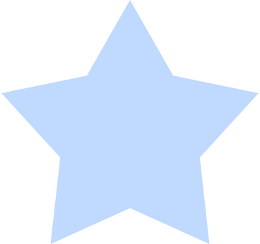 Blue star PNG, SVG