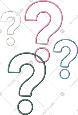 3D question mark icon PNG, SVG