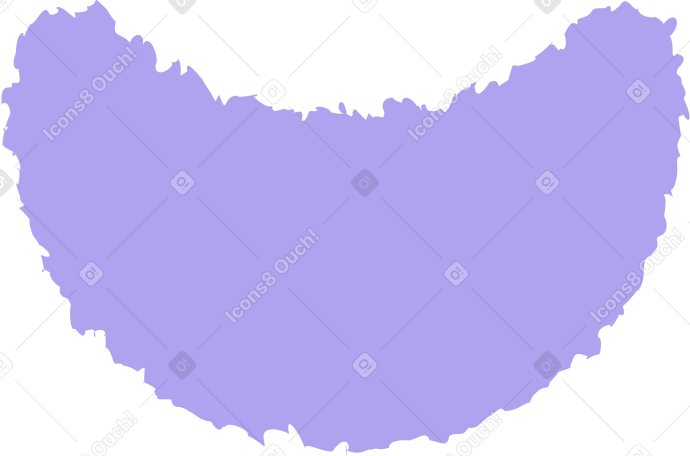 新月紫色 PNG, SVG
