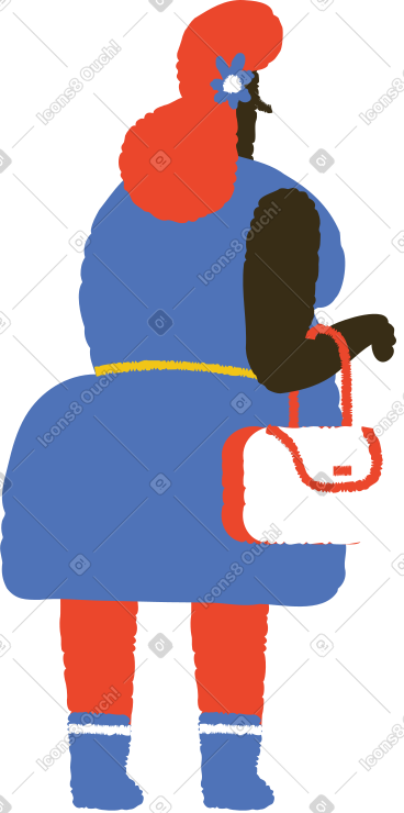 手提包的女人 PNG, SVG