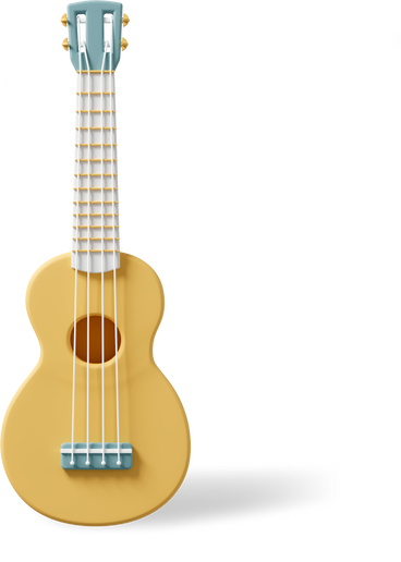 Vista frontale della chitarra PNG, SVG