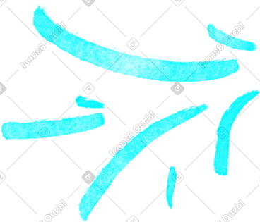 Blue splash lines PNG, SVG