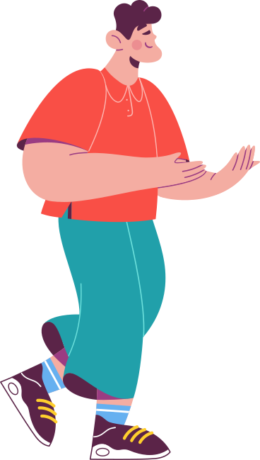 man carrying something in his hands PNG, SVG