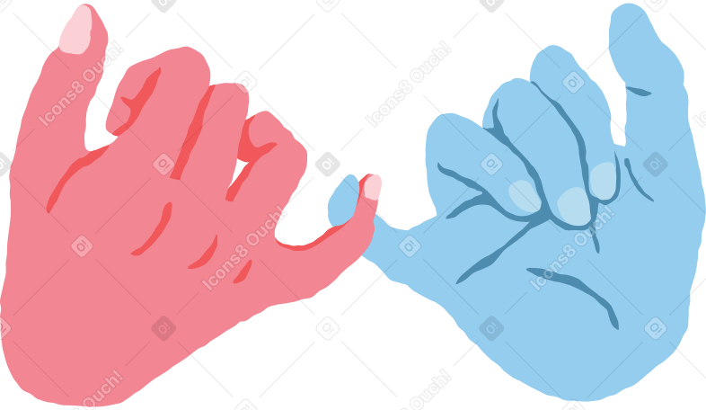 pinky promise PNG, SVG