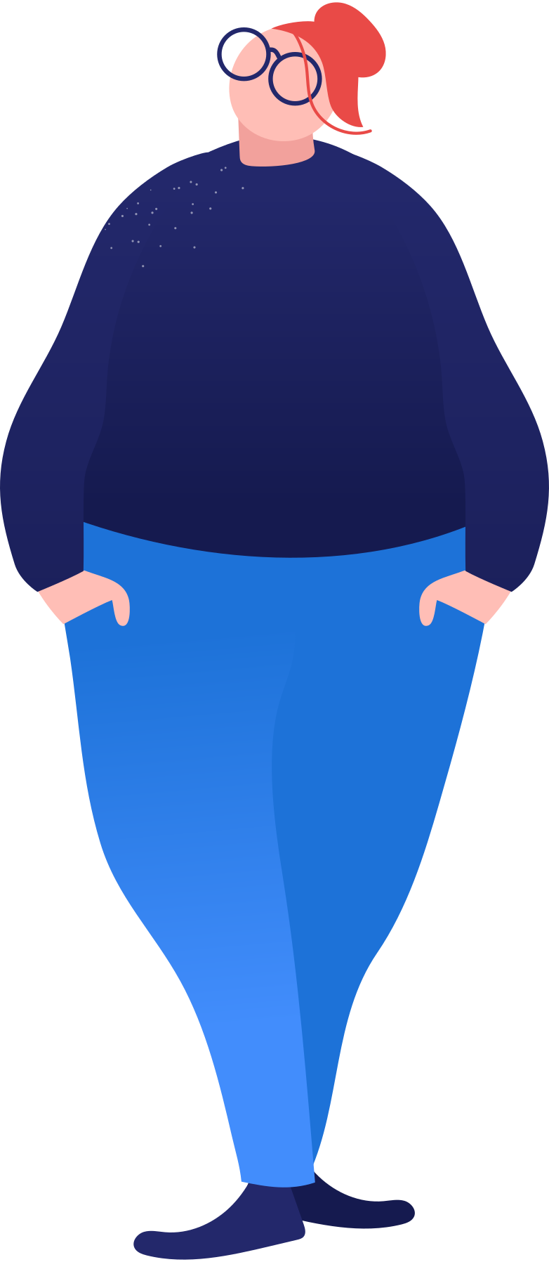 Woman With Fat Body のクリップアートイラスト イメージ Pngとsvg