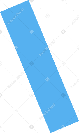 蓝色长方形礼物 PNG, SVG