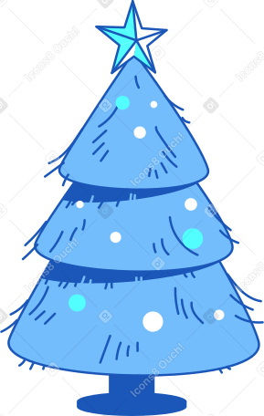 Игрушечная елка в PNG, SVG