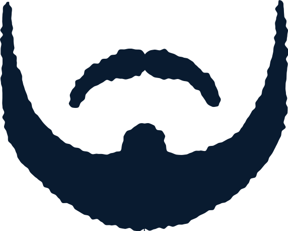 beard Illustration in PNG, SVG