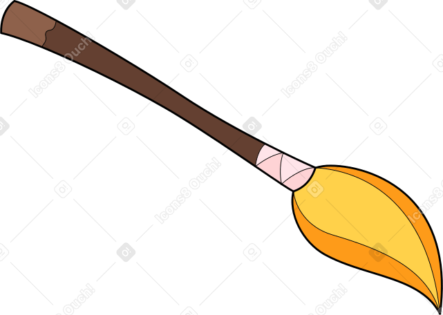 broom Illustration in PNG, SVG