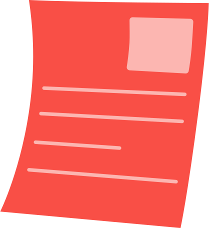 red paper sheet Illustration in PNG, SVG