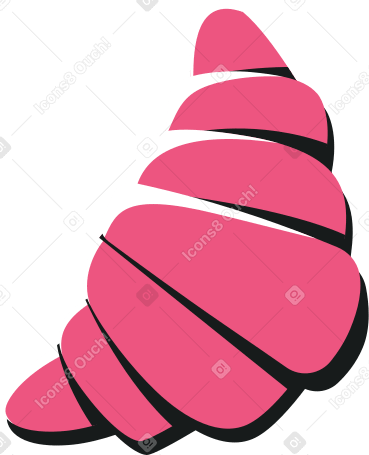 french croissant Illustration in PNG, SVG