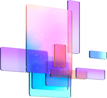 abstract composition from transparent rectangles PNG, SVG