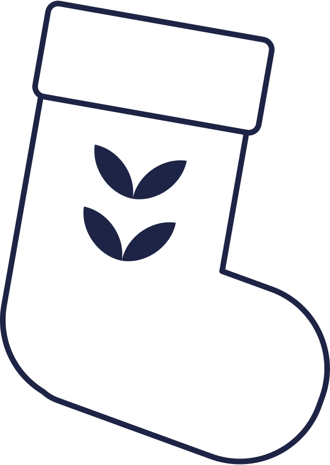 christmas sock Illustration in PNG, SVG