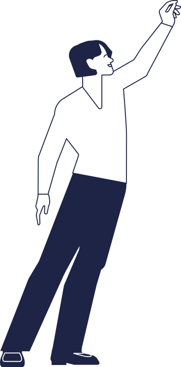 man with a raised hand PNG, SVG