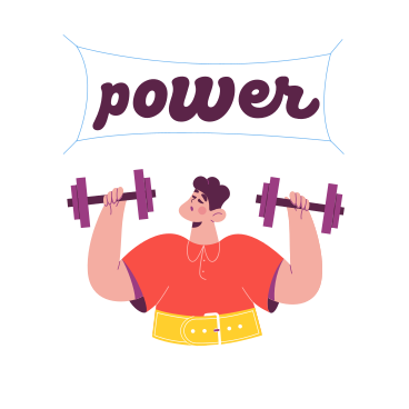 Strong man PNG, SVG