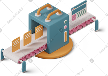 Information on conveyor belt PNG, SVG