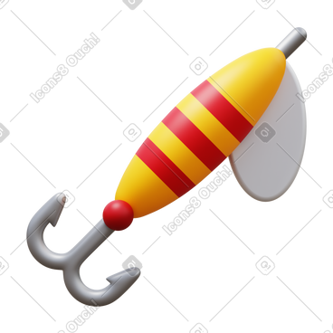 Spinner lure PNG, SVG