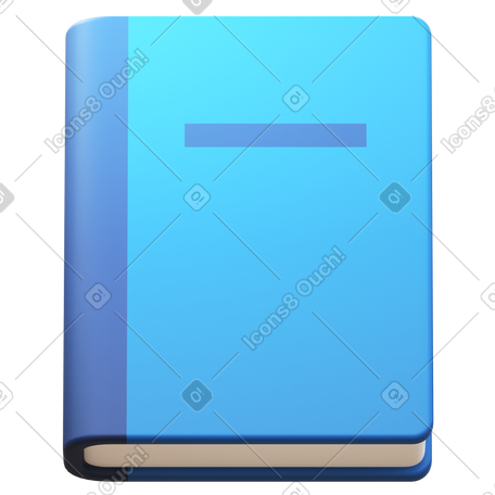 3D book PNG, SVG