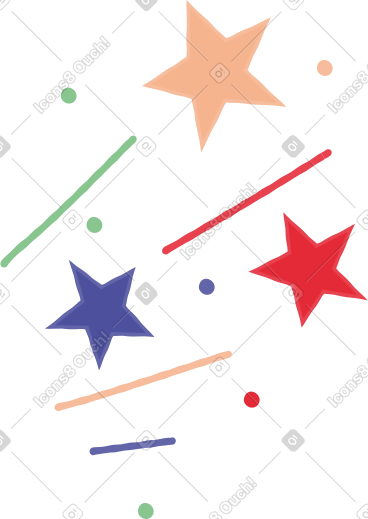 Stars effect PNG, SVG