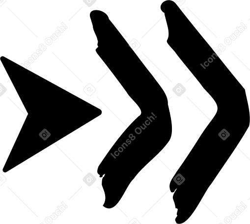 검은색 화살표 큰 PNG, SVG