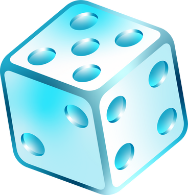 isometric dice cube PNG, SVG