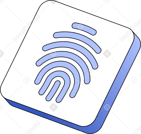 icona dell'impronta digitale PNG, SVG