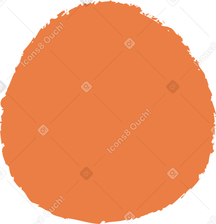 orange circle Illustration in PNG, SVG