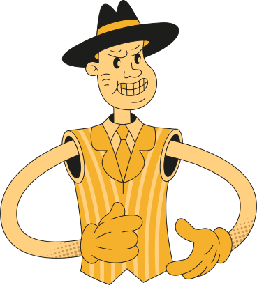 man in hat PNG, SVG