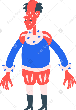man stands Illustration in PNG, SVG