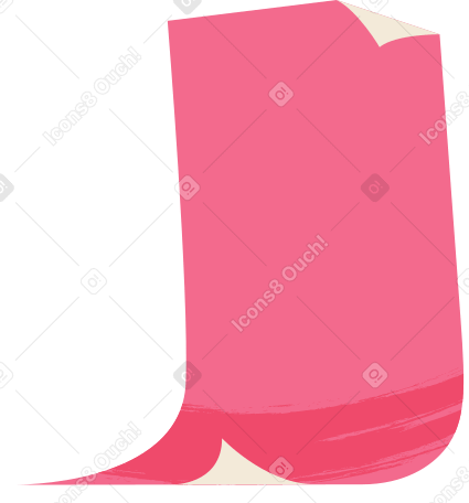 pink leaf for photo zone Illustration in PNG, SVG