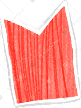 red bookmark for a book Illustration in PNG, SVG