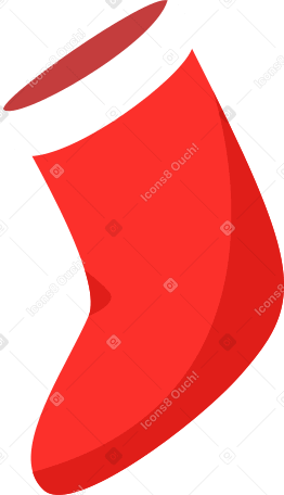 Рождественский носок в PNG, SVG