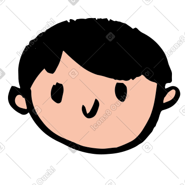 男孩的头 PNG, SVG